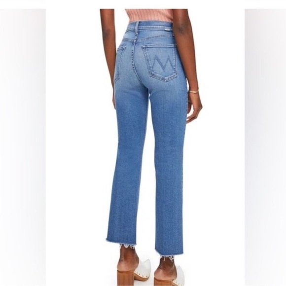 NEW! MOTHER The Tripper Ankle Fray Jeans Meet Cute 29 - Picture 4 of 14